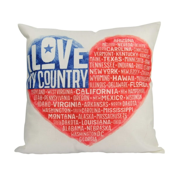 16x16 States Of USA State of Pennsylvania Travel Throw Pillow Multicolor 